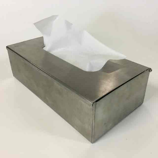 TISSUE BOX, Stainless Steel (Hospital)